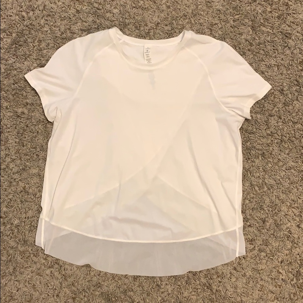 White Lululemon Tee